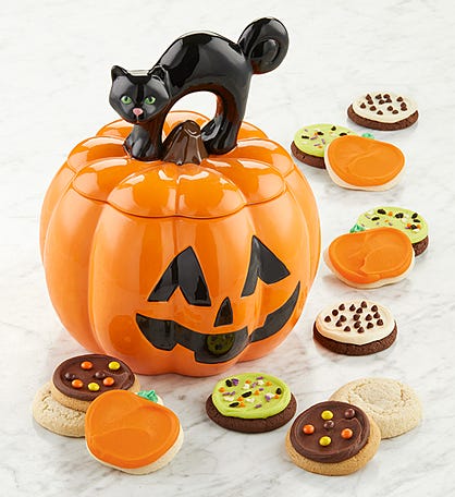 Collector’s Edition Cat Jack Pumpkin Cookie Jar